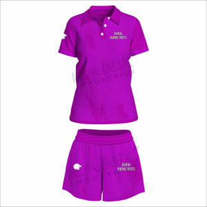 ชุดเสื้อโปโลและกางเกงขาสั้นสำหรับผู้หญิงชุดเสื้อโปโลและกางเกงขาสั้นสำหรับทุกเพศสินค้ามาใหม่ - Product Image 3