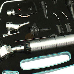 JACKBILLY Emballage personnalisé de haute qualité en acier inoxydable Otoscope ensemble de Diagnostic ORL Kit complet d'examen ORL manuel de puissance - Product Image 6