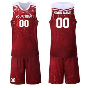 Uniformes de baloncesto personalizados al por mayor nuevo diseño ropa deportiva sublimada verano nuevos uniformes de baloncesto impresos al por mayor - Product Image 2