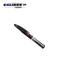 TAIWAN CALIBRE Perak/Hitam Alat Solder Mikro Portabel Tanpa Kabel Berbahan Bakar Gas Butana dengan Jendela Transparan dan Pegangan, Garansi 1 Tahun