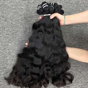 ผมธรรมชาติเป็นลอนผมคน100% ผมคนจากกัมพูชาผมดิบจากกัมพูชา - Product Image 2