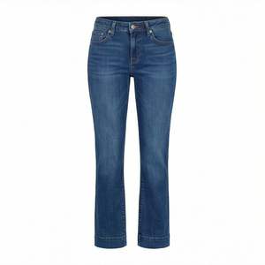 Premium Denim <b>Jeans</b> <b>Women</b> High Quality Custom Logo Straight Wide Leg Casual Loose Fit Y2K <b>Baggy</b> Customized Color Breathable - Product Image 1