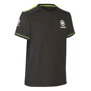 Kawasaki 100% Polyester Jersey Short-Sleeved Crew Neck T-<b>Shirt</b> 230g Fabric Weight <b>Compressed</b> Screen Print - Product Image 2