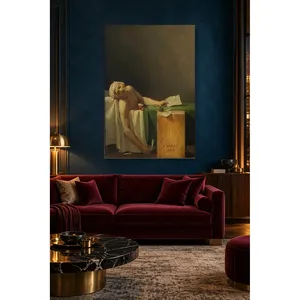 Fida Jacques-Louis David La mort de Marat Impression sur toile - Product Image 4