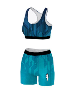 Ensemble de yoga pour femmes avec leggings extensibles haut de sport respirant tissu à séchage rapide Logo personnalisé OEM Service femmes coton polyester - Product Image 5