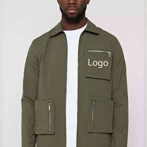 Ensemble Cargo Homme Hiver Personnalisé en Gros, Style Streetwear, avec Poches, en Polaire, Veste et Pantalon Deux Pièces, Survêtement - Product Image 3