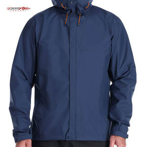 Lightweight Blue Rain Jacket and Shell Jacket Plus Size Hiking and Golf Rain Suit for Heavy Rain Summer Waterproof Parka - Product Image 5