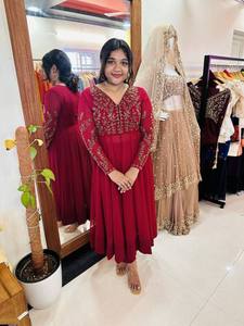 Anarkali ชุดทำงานด้วยมืองานปาร์ตี้ดีไซน์ใหม่ - Product Image 2