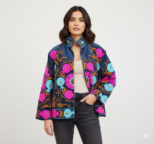 Plus Size Women's Autumn Knitted Velvet Elegant Long Sleeve Casual <b>Outwear</b> Solid Textured Single Button Fashion <b>Coat</b> - Product Image 2