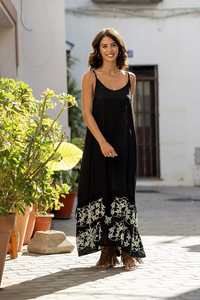 Gran oferta de verano, vestido Maxi para mujer, sin espalda, Sexy, elegante, informal, para vacaciones, Tie-Dye, abrigo de cadera, tejido ecológico, 100% algodón Natural - Product Image 5