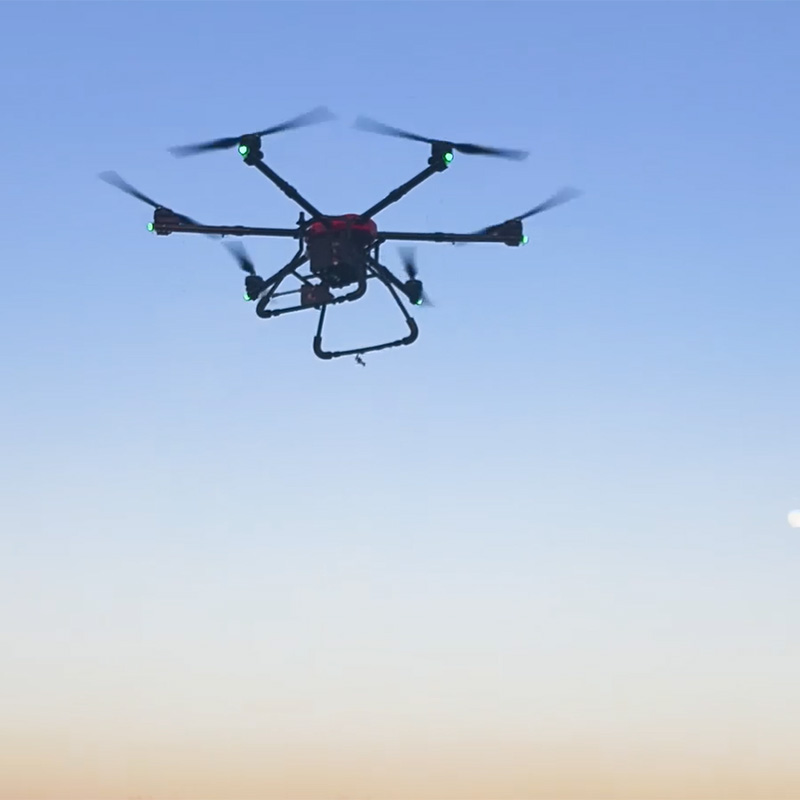 High Pressure Washing Drone for Commercial Bridge Tank and Steel Structure Cleaning