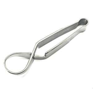 Pinzas Veterinarias de Acero Inoxidable de Alta Calidad Grado A+ de 9 cm, Juego de Instrumentos Manuales Jones Towel Clamp, Certificación CE, Uso Hospitalario - Product Image 1