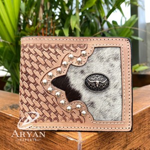 กระเป๋าสตางค์หนังวัวแท้สำหรับผู้ชายดีไซน์เนอร์รุ่นใหม่กระเป๋าสตางค์หนังวัวแท้ของขวัญที่ใส่เงินสดสีน้ำตาลแฟชั่นสำหรับผู้ชาย - Product Image 1