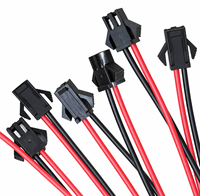 Connecteur de câblage 2P 3P 4P SM 2,54 mm mâle-femelle isolé en PVC, faisceau de câbles, assemblage de câbles avec verrouillage, sur mesure OEM