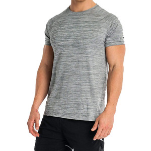 Venta caliente hombres deportes gimnasio camiseta ultraligera atlética Jogging manga corta Camiseta transpirable gimnasio camiseta para hombres - Product Image 4