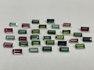 พลอยทัวร์มาลีนสีชมพูหลากสีแบบหลวมอัญมณีตัดขนาดออกแบบได้ตามต้องการ - Product Image 4