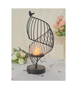 Luxury Leaf Ornaments Metal <b>Crafts</b> Creative Home Living Room Showpiece Object Cabinet Decorations <b>Iron</b> Metal Wooden Base - Product Image 3