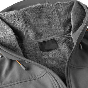 เสื้อแจ็คเก็ตผ้านิ่มสำหรับผู้ชายเสื้อคอปกมีฮู้ดสำหรับฤดูหนาวดีไซน์ล่าสุด - Product Image 4