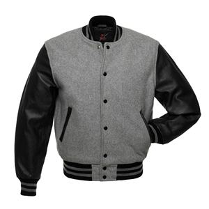 Chaqueta universitaria para hombre, ropa de calle universitaria, cuello de béisbol desmontable de un solo botón, chaqueta de béisbol universitaria transpirable para hombre - Product Image 3