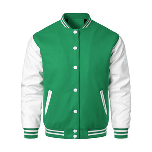 2026 Varsity Baseball Jacket Custom Wool Jacket Front <b>Button</b> Pocket Casual Varsity CollegeBaseballjacket for men - Product Image 1