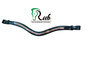 Bande de sourcils en cristal personnalisée de haute qualité Chevaux Motifs uniques Accessoire équestre élégant et durable en cuir de haute qualité - Product Image 5