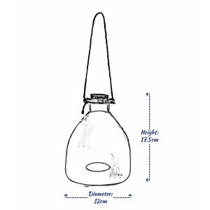 Ngoài trời treo côn trùng <span class=keywords><strong>Bug</strong></span> bẫy thủy tinh Wasp Fly <span class=keywords><strong>Catcher</strong></span> để kiểm soát dịch hại mật ong nồi treo Fly Trap - Product Image 2