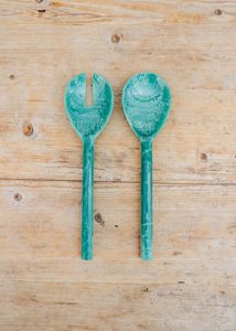 CUILLÈRE EN RÉSINE PARFAITE À LA MAIN cuillère à fourchette en résine ustensiles hautement polis avec logo personnalisé maison hôtel restaurants directement en inde - Product Image 3