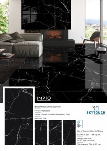 600x600mm 600x1200mm Les carreaux à motifs décoratifs améliorent l'esthétique de n'importe quelle pièce - Product Image 5