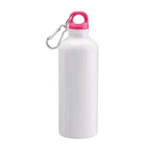 Borraccia Sportiva in Alluminio Personalizzata da 500ml con Moschettone - Product Image 1