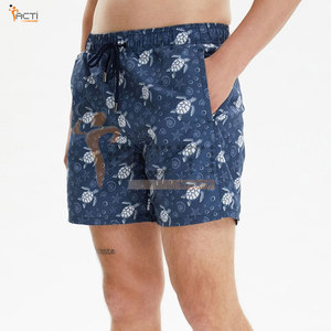 Pantalones cortos informales para hombre en blanco de secado rápido con logotipo personalizado de nuevo diseño - Product Image 1