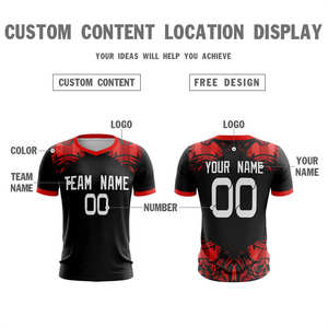 เสื้อฟุตบอลสำหรับผู้ใหญ่ทุกเพศเสื้อฟุตบอลแขนสั้นสีพื้นแห้งเร็วออกแบบได้ตามต้องการ - Product Image 6