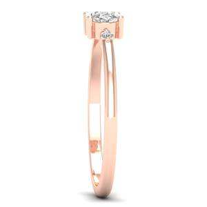 REYES Mode de luxe en or 9K 14K 18K Cadeau de fiançailles de mariage Bijoux fins pour femmes Bagues en moissanite de haute qualité 0.78 carats - Product Image 3