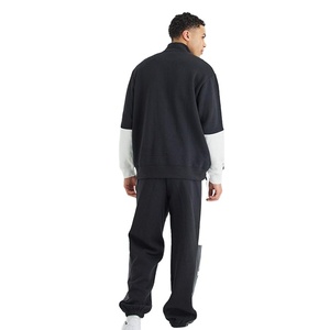 เสื้อแทรคสูทคอปกผู้ชายแบบสวมหัว OEM ปี 2026 คุณภาพสูง ขายส่ง สตรีทแวร์ ดีไซน์แบบแผง ระบายอากาศได้ดี ผ้าฝ้าย 100% สำหรับฤดูใบไม้ผลิ - Product Image 5