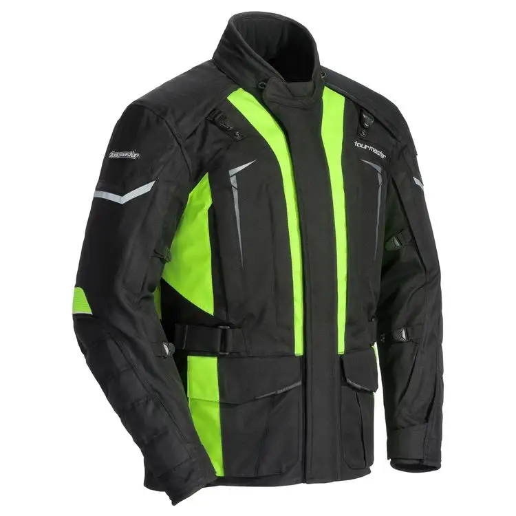 Top quality wholesale price direct from factory 600D polyester waterproof men custom made motorcycle high visibility jacket