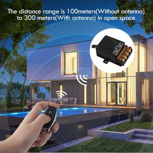 Emylo 30A không dây 433MHz <span class=keywords><strong>RF</strong></span> điều khiển từ xa chuyển đổi 1-kênh Relay module cho AC 12V-72V với FCC <span class=keywords><strong>CE</strong></span> ROHS chứng nhận - Product Image 6