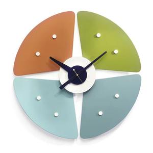 Reloj de pared multicolor moderno diseñador decoración del hogar elegante atemporal artístico de lujo único reloj de declaración - Product Image 1