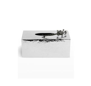 Prime quality stainless steel <b>tissue</b> <b>box</b> attractive design <b>tissue</b> <b>box</b> at attractive price by indian metal world - Product Image 1