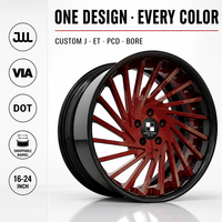 Jantes forgées 2 pièces 18-24 pouces à déport profond multi-rayons 5x112 5x114.3 5x120 pour BMW M3 Audi RS4