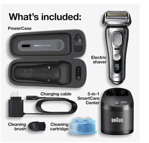 Oferta Promocional: Afeitadora Eléctrica Serie 9 Pro 9476CC Cromada, Nueva y Auténtica, con Piezas y Accesorios Completos - Product Image 2