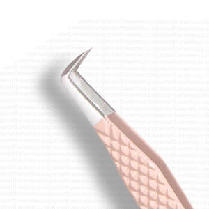 Pinzas de extensión de pestañas de acero inoxidable de nuevo color Pinzas de volumen profesional para extensiones de pestañas - Product Image 5