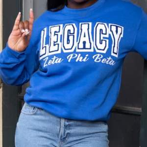 Sudadera Royal Blue Legacy con algodón suave y letras de chenilla para miembros de hermandad Ropa de vida griega con estilo - Product Image 5