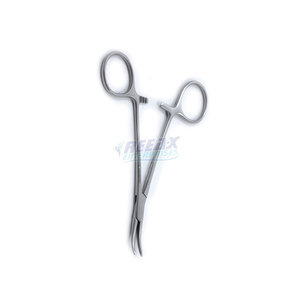 Pinzas hemostáticas de dientes dentados 14cm 16cm 18cm 20cm 22cm 24cm acabado opaco curvo recto por REEAX ENTERPRISES - Product Image 5