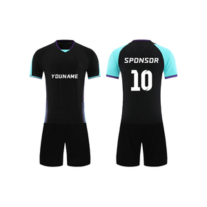 Uniforme de Fútbol Unisex Personalizable de Alta Calidad, Nombre Personalizado, 100% Poliéster, Sublimación Digital, Anti-UV, Ecológico, Rápido - Product Image 3