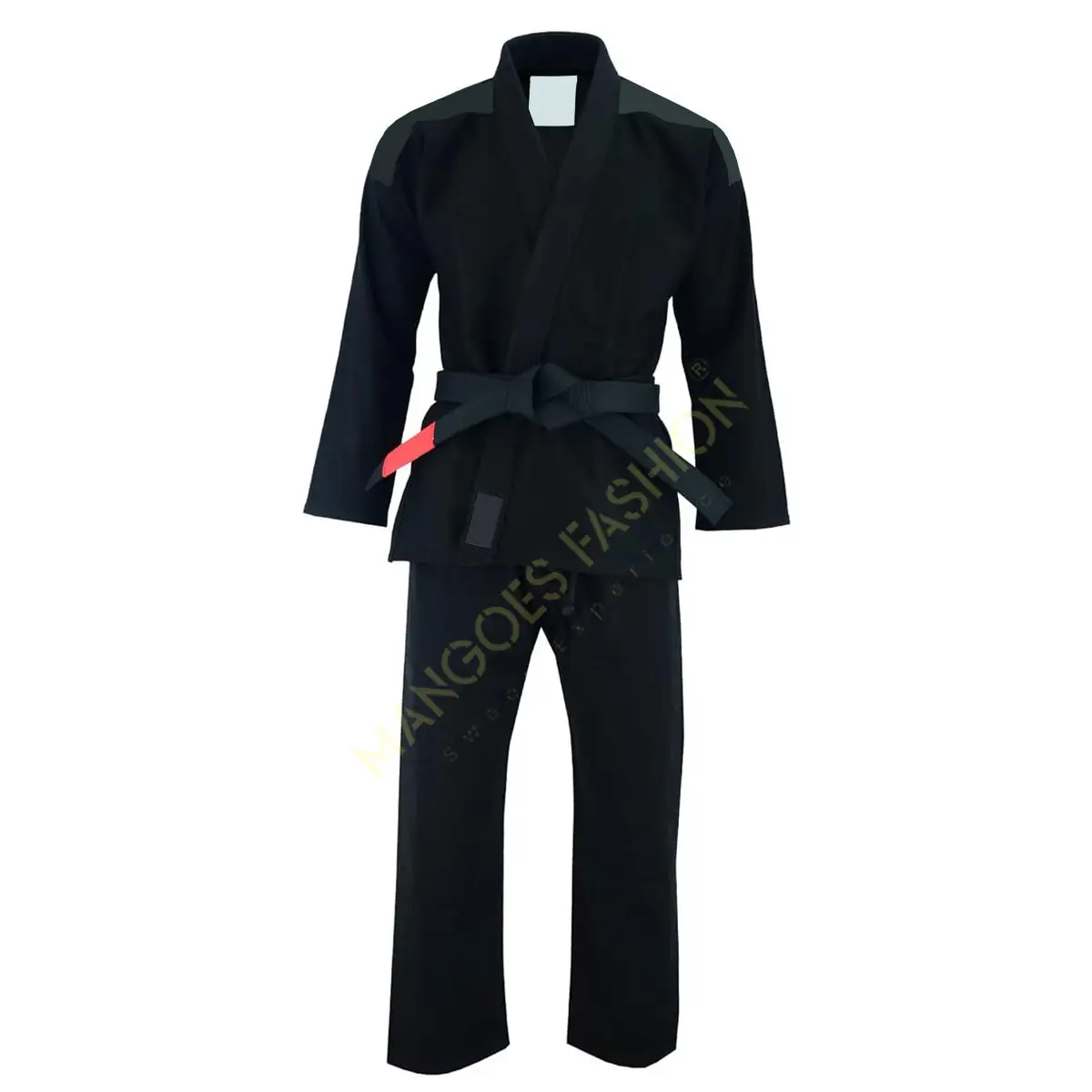 Ensemble d'uniformes brésiliens pour adultes Pro Elite Jiu Jitsu Gi avec ceinture blanche gratuite-Noir léger, durable, prêt pour la compétition