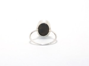 Vente chaude 925 solide en argent Sterling ormeau coquille anneau mignon pierre précieuse naturelle déclaration bijoux pour les mariages usine en gros - Product Image 6