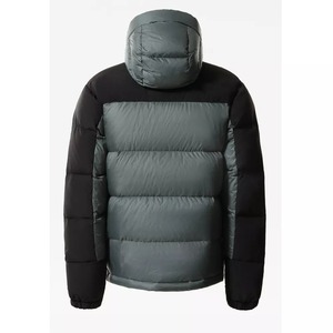 Chaqueta acolchada de invierno con cuello levantado de lona con logotipo personalizado para hombre, multicolor, impermeable y resistente al viento - Product Image 5