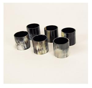 แหวนใส่ผ้าเช็ดปากรูปควายฮอร์นที่ใส่ผ้าเช็ดปากที่ทำจากไม้ออกแบบได้เองผลิตภัณฑ์โบราณสำหรับบ้าน - Product Image 4