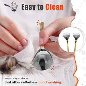 Ensemble de cuillères à couverts en acier inoxydable avec poignée en cuivre couverts pour le dîner argenterie pour les fêtes vente de qualité supérieure vente en gros - Product Image 6