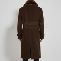 Manteau long pour homme personnalisable, best-seller, chaud, en mélange de laine/polyester, respirant, écologique, formel et tendance