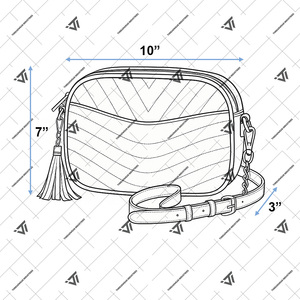 กรีกเดลต้า | Sigma | theta | DST เสื้อผ้าสโมสรปักครอสบอดี้ตอนเย็นกระเป๋าเอกสาร - Product Image 3